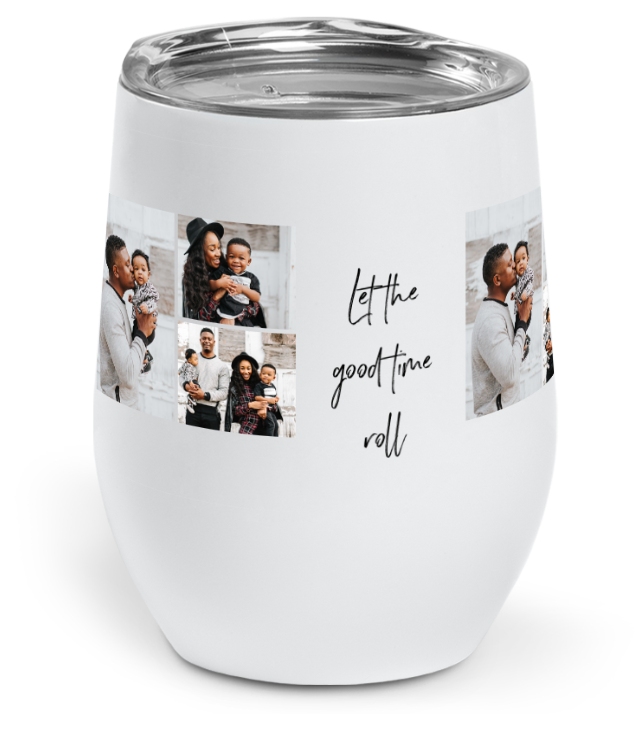 Custom Personalized Stainless Wine Cup – Initially Yours