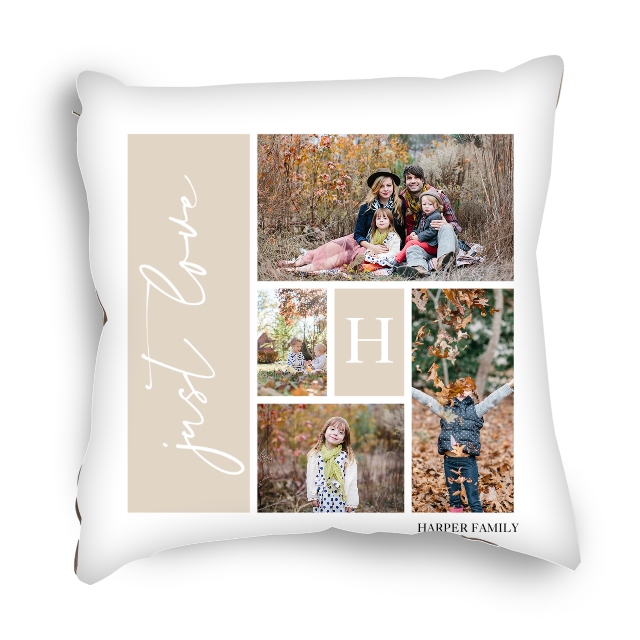 Photo Collage For Couples Personalized 14-inch Throw Pillow