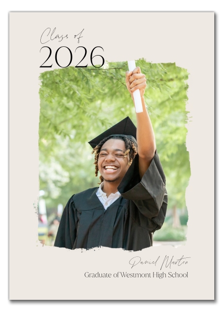 snapfish grad cards 5x7 Foil Cards, A Bit Of Sparkle Invitation Stationery Flat Card Set, 5x7