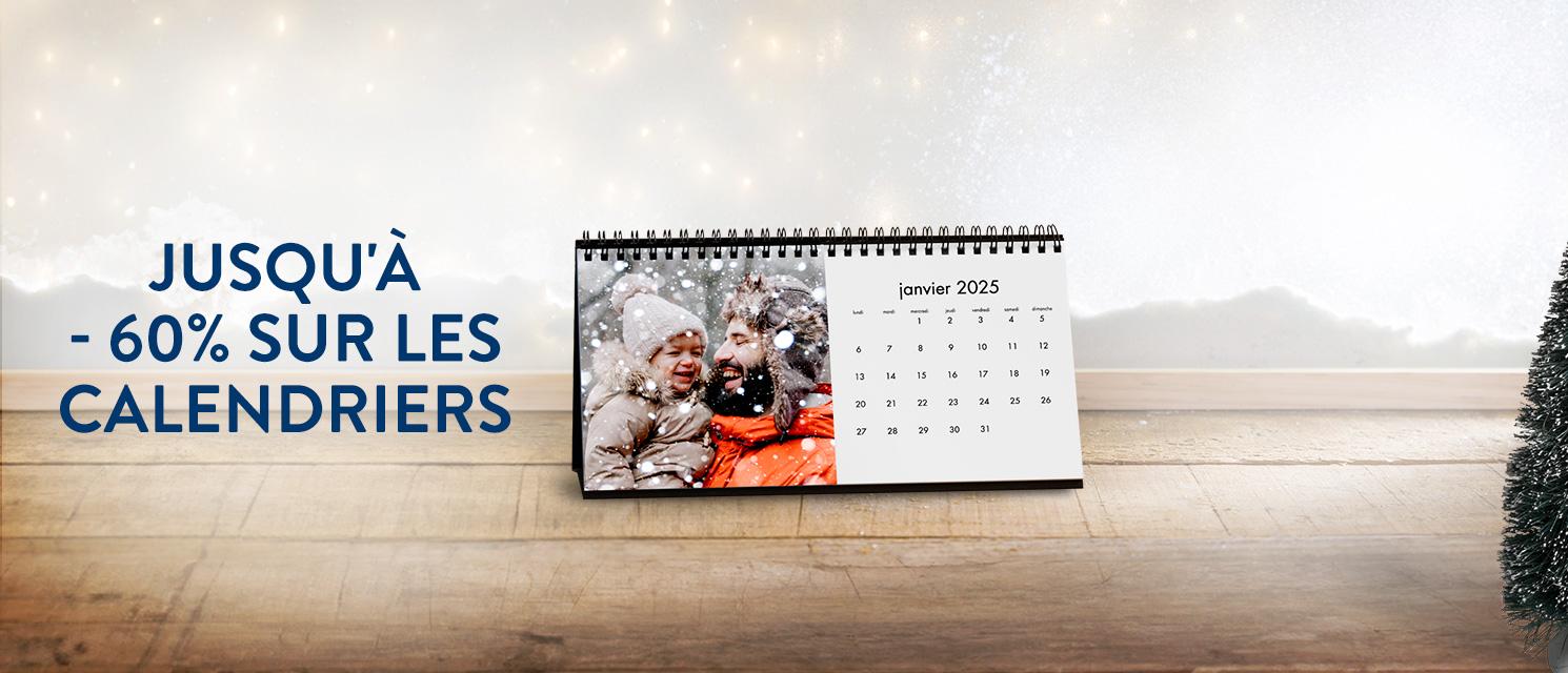 -50 % sur 1 calendrier | -60 % sur 2+ calendriers