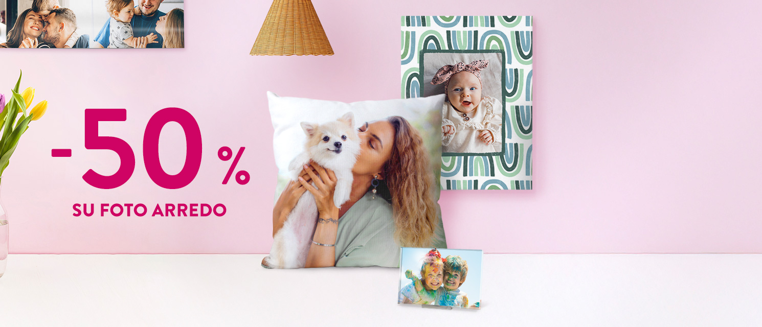 - 50% su Foto Arredo