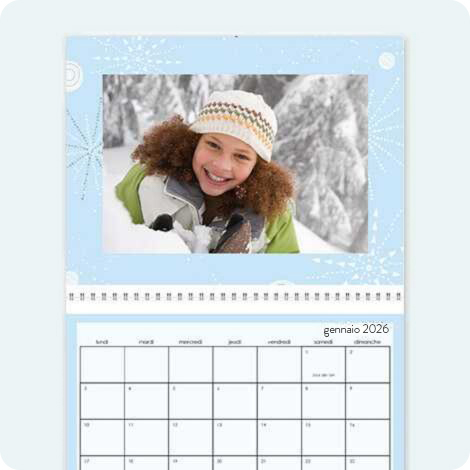 design personalizzato calendario