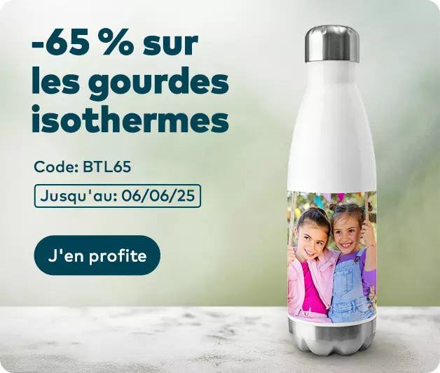 - 65 % sur les gourdes isothermes