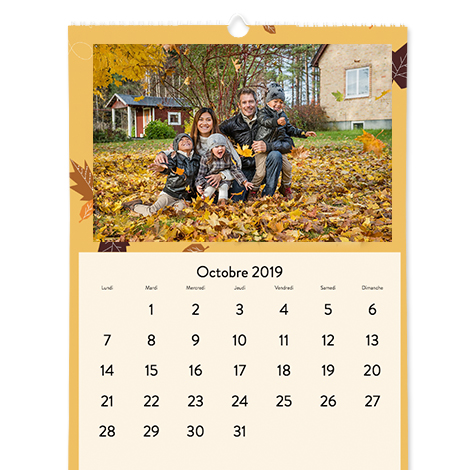 Calendrier classique A4