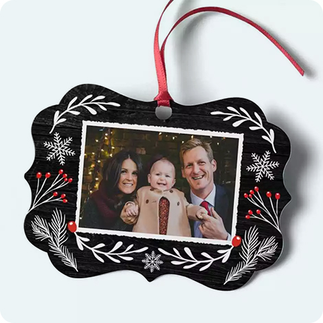 Médaillon de Noël en Aluminium