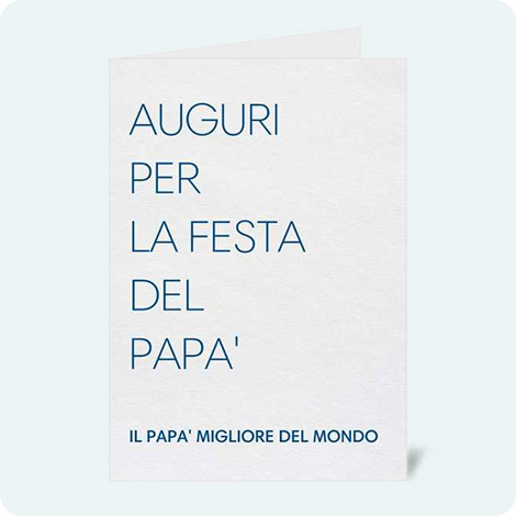 biglietti di auguri personalizzati festa del papà