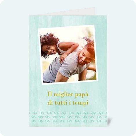 biglietti di auguri personalizzati festa del papà