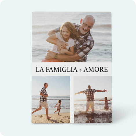 stampe in metallo per la festa del pap&agrave;