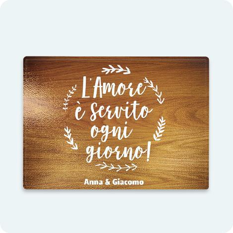 Tagliere personalizzato