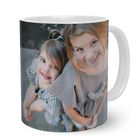 Mug photo blanc personnalise