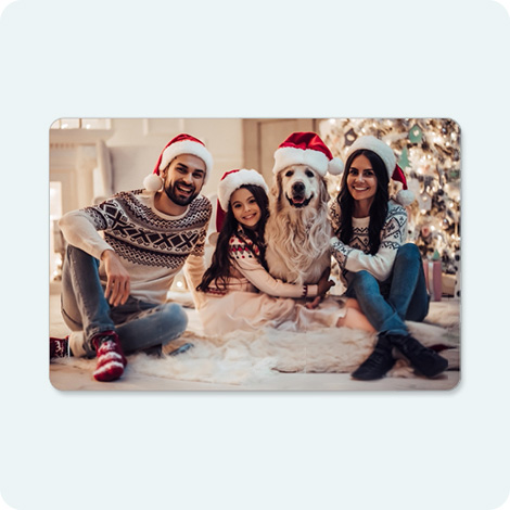 Cadeau original aimant photo 5x7,5 cm