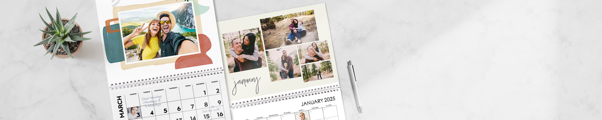 personalised calendar, photo calendar, custom calendar