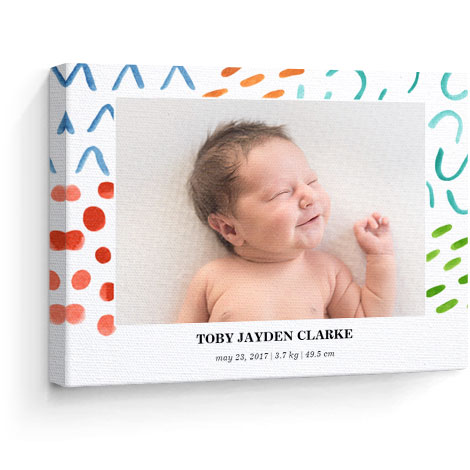 Canvas print. Baby theme