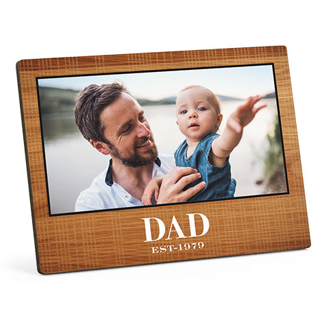 Wooden photo panel