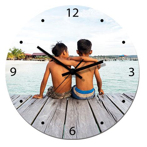 photo wall clocks, custom wall clocks