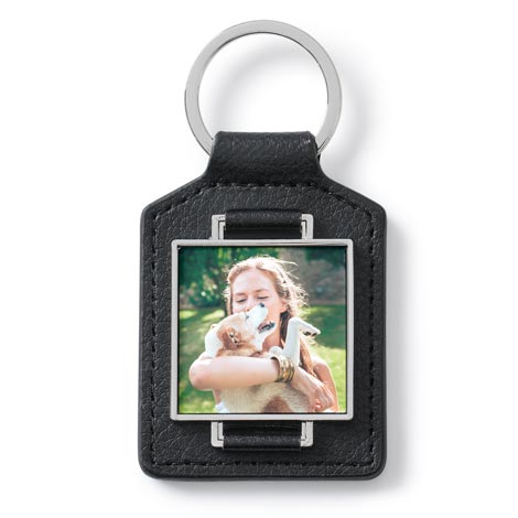 Leather Photo Keyrings