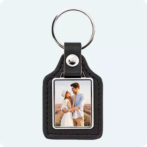 leather keyrings, photo gifts, personalised photo gifts, custom photo gifts