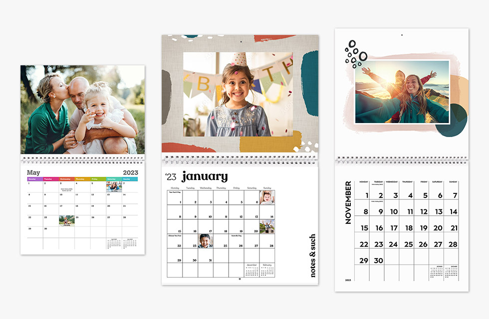 Personalised Calendars | 2023 Photo Calendar | Snapfish NZ