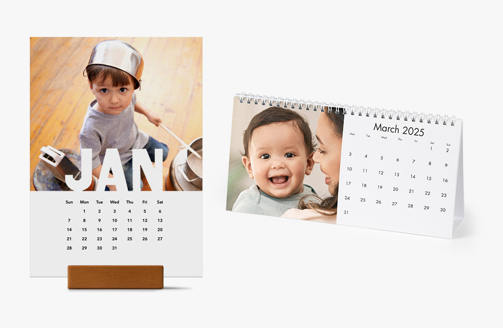 desk calendar, personalised calendar, photo calendar, custom calendar, printing calendars