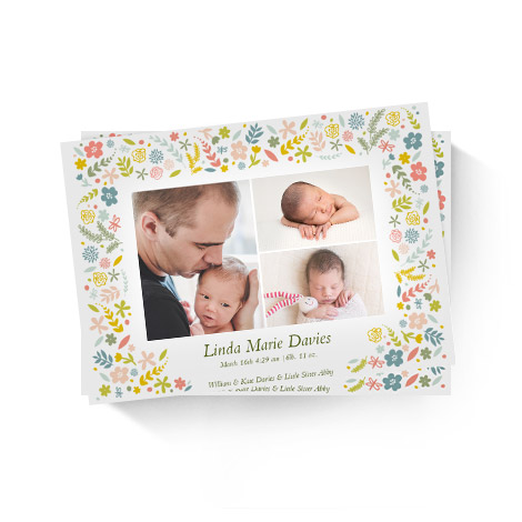 Baby Floral Frame