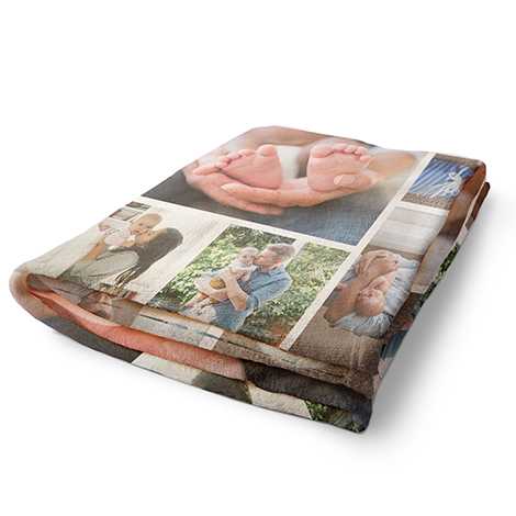 Icon Collage Blankets