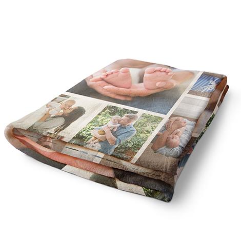 Collage Fleece Blankets