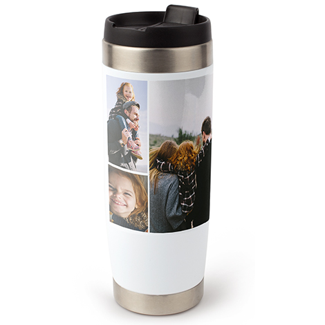 Icon Collage Travel Tumbler, 15 oz.
