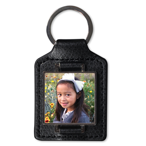 Icon Leather Keychain