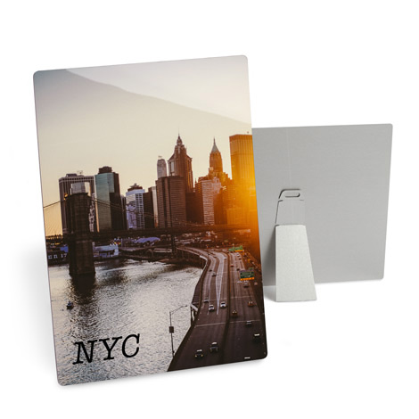 Home Décor metal print of NYC