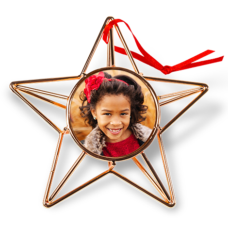 Icon Copper Wire Star Ornament