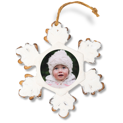 Icon Rustic Snowflake Ornament