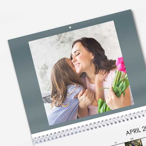 Our calendars are printed on high quality 250gsm paper which means your calendar has a beautiful professional finish.