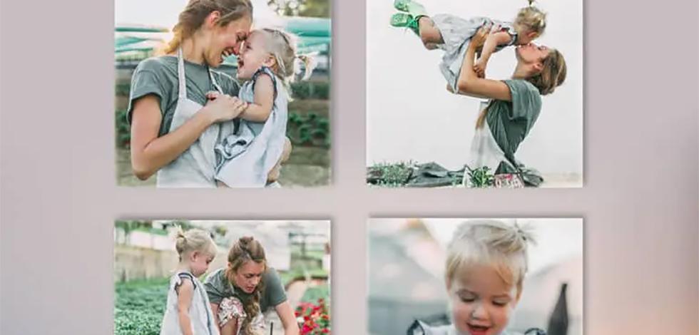 Custom mothers day canvas print gift