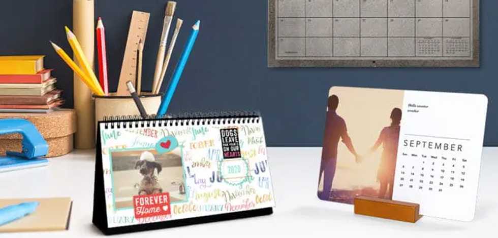 Personalized photo calendars — stay organized with style!