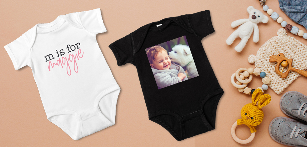 New! Custom Baby Bodysuits