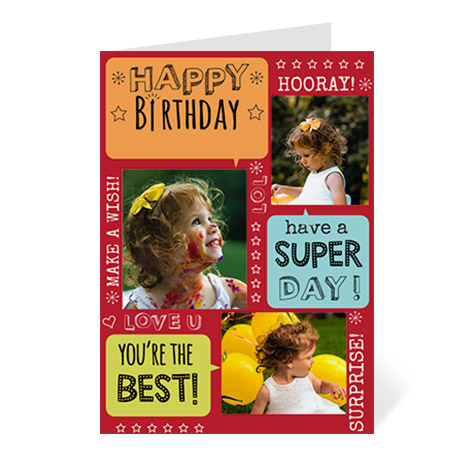 Word Bubble Birthday Card