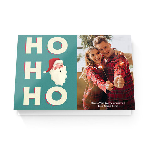 Ho Ho Ho Santa Card