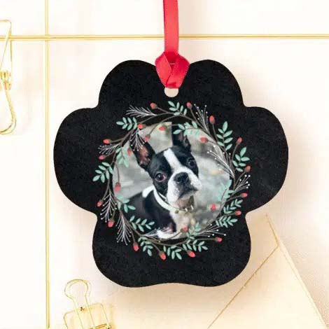 Paw Print Ornament