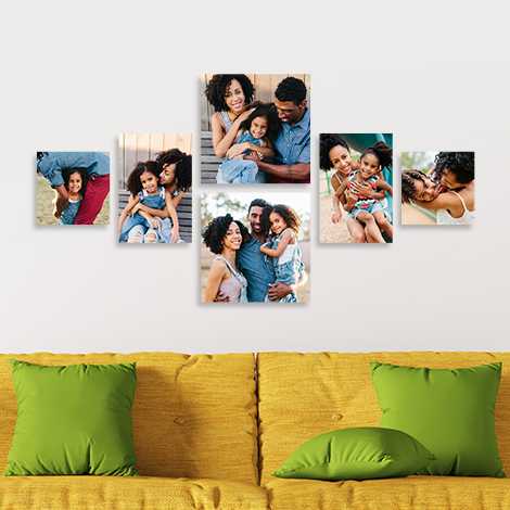 Photo Tile Gallery Set of 6