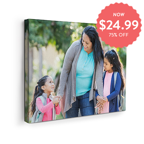 Up to 75% off Canvas Prints