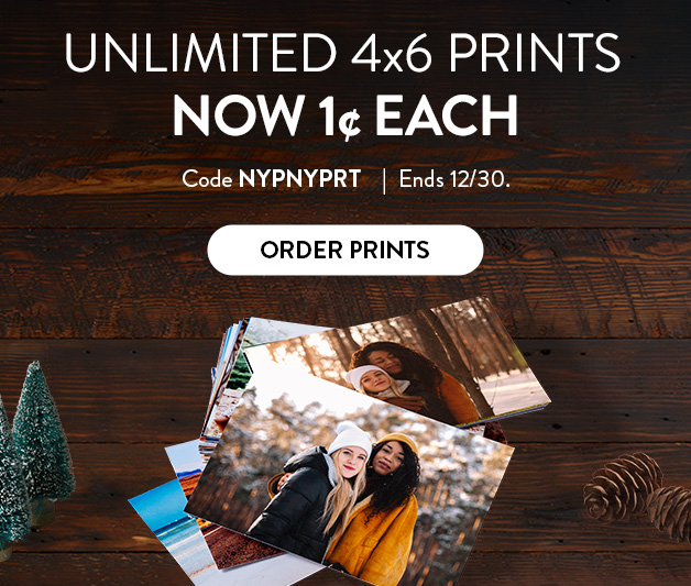 4x6 prints for one cent each