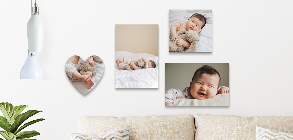 PHOTO TILES FOR BABY’S FIRST SMILES