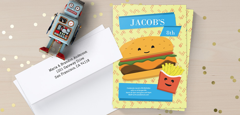 GET THE PARTY STARTED WITH PERSONALIZED INVITATIONS