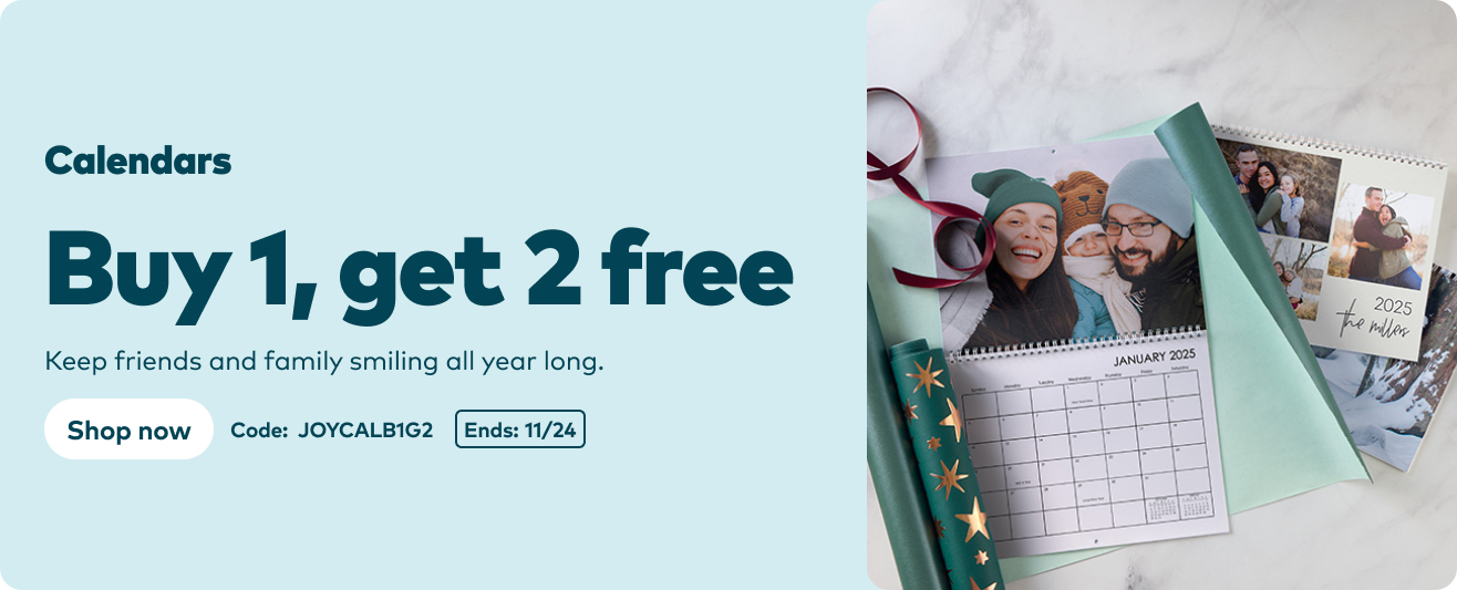 Buy 1, Get 2 Calendars free