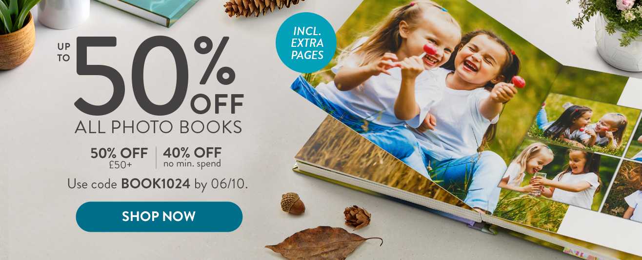 Up to 50% off all books