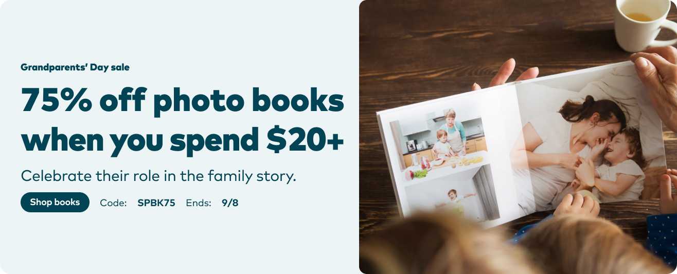 75% off 20+ Photo Books