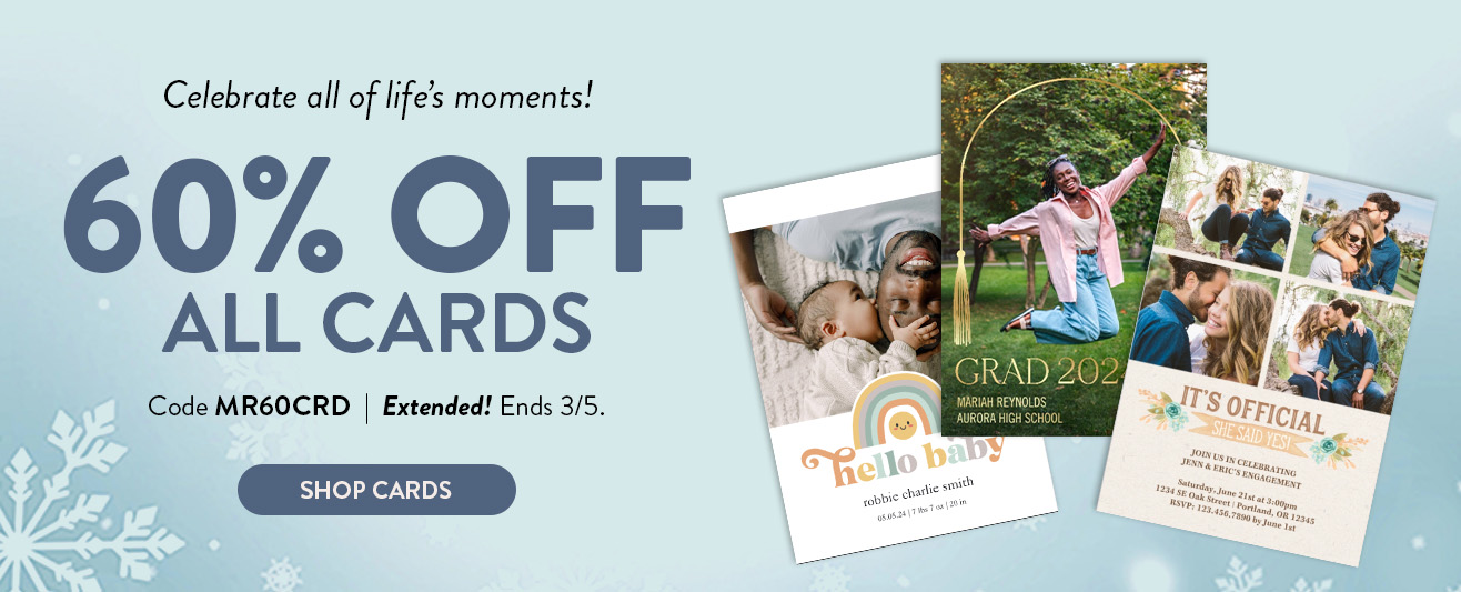 60% off Cards