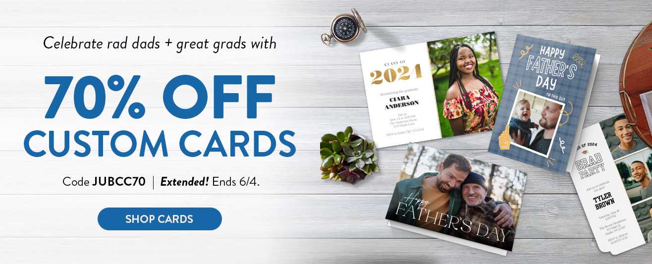 70% off Cards
