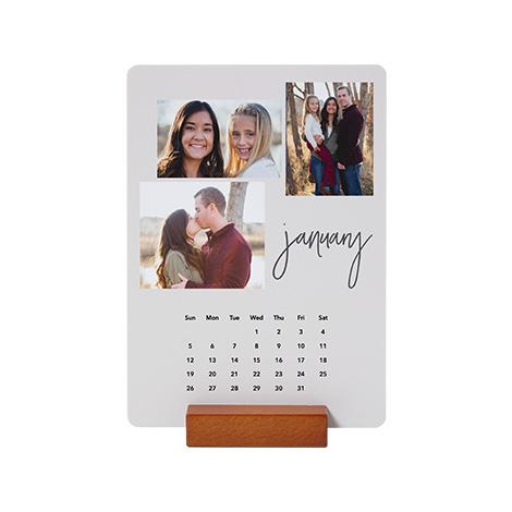 6x8 Wood Block Calendar