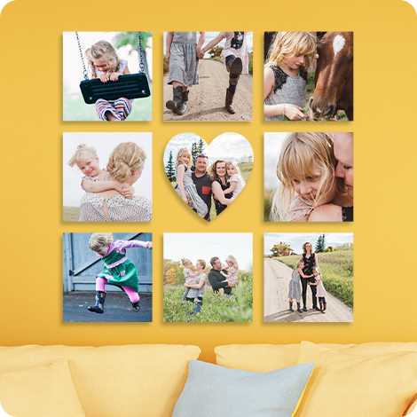 Photo Tile Gallery Set of 9